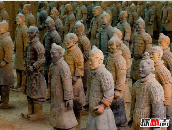 世界第八大奇迹秦陵兵马俑,兵马俑是真人做的